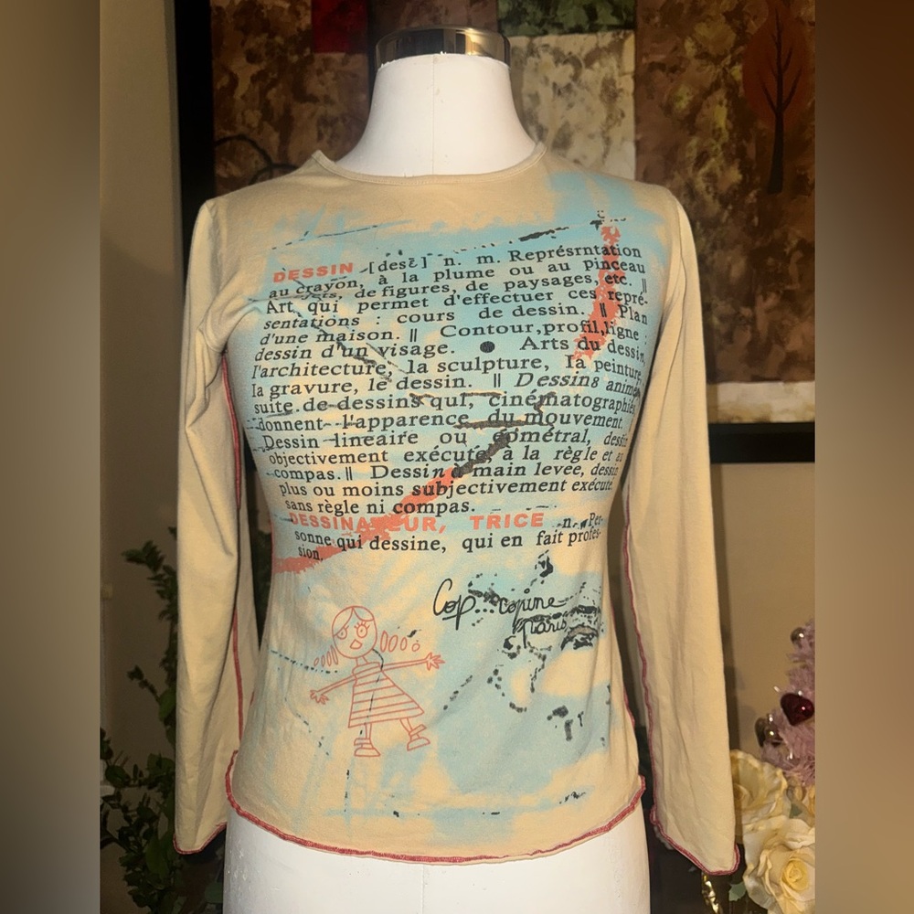 Vintage RARE Cop Copine designer Paris top